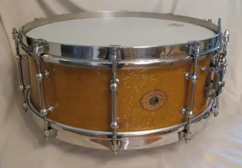 1930's Slingerland Sparkling Gold Artist Model