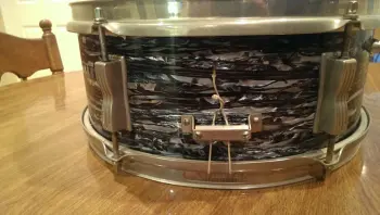 '65 Ludwig Pioneer Oyster Black Pearl Re-Wrap Trade for Slignerland