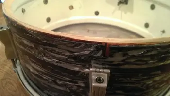 '65 Ludwig Pioneer Oyster Black Pearl Re-Wrap Trade for Slignerland