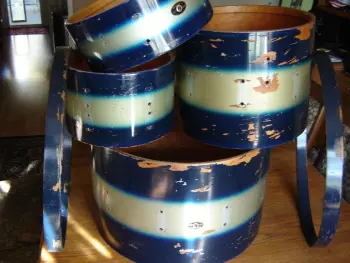 Preserving 60s Slingerland Kit Duco finish