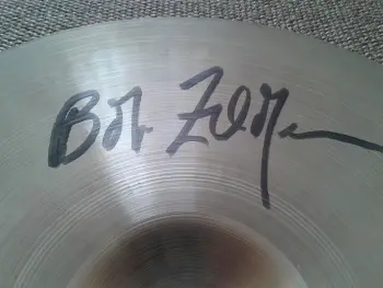Crash with Robert Zildjian signature