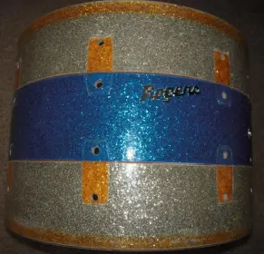 Rogers POWER TONE Shell with script, pearl and grommet