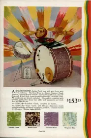 1929 Ludwig &amp; Ludwig Emerald Green Pearl Standard Model