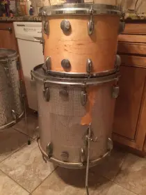 Vintage Gretsch 13 + 16 toms = $399 + ship!