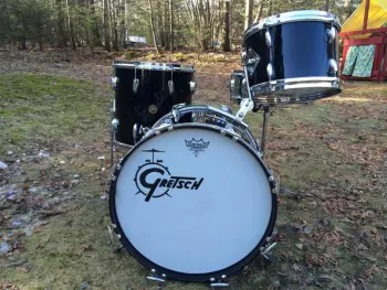 1960’s Gretsch Round Badge ‘Bop’ kit 12/14/18 -NOT conversion , THE REAL DEAL