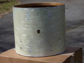 Wfl 18" floor tom rehab.
