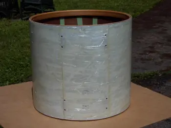 Wfl 18&quot; floor tom rehab.