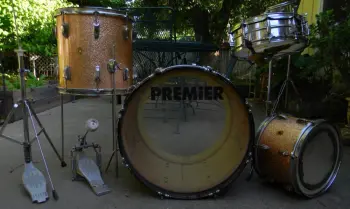Two cymbal mounts on '64 ludwig bass drum?