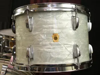 SUPER clean WMP 65 Ludwig Downbeat kit, 59 COB Super 400 and 66 14 X 18 WMP Bass drum
