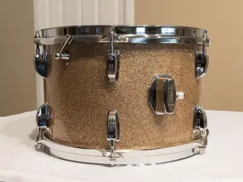 F/S:  1968 Ludwig 8&quot;x12&quot; Champagne Sparkle Tom (Very Nice Shape)