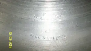 Ajax cymbal and a zyn high hat cymbals