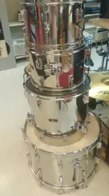 Pearl Chrome over Wood Fiberglass 5-pc For Sale