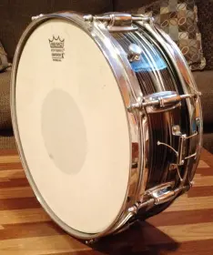 Vintage Late 1960s Ludwig Standard 5×14 Snare in Blue Strata