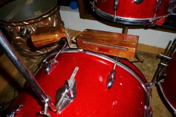 Red Sparkle 50's Gretsch cleaned up nice