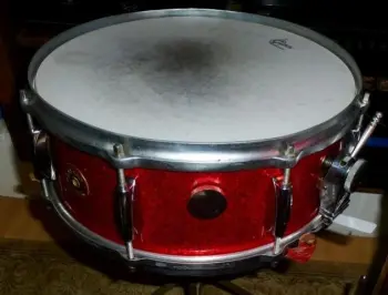 Red Sparkle 50's Gretsch cleaned up nice