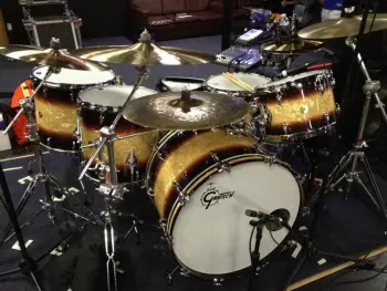 Slingerland Studio King OR Gretsch USA Custom Espresso Burst for Camco/George Way set
