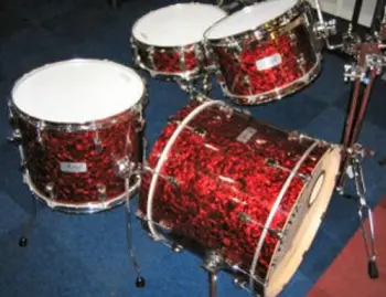 Red Pearl Drum Wrap