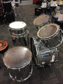 Slingerland Chrome Over Wood?