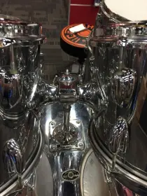 Slingerland Chrome Over Wood?