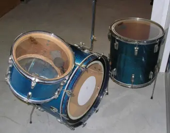 1959 Ludwig Blue Sparkle kit