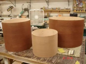Mahogany veneer job