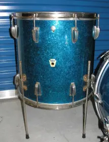 1959 Ludwig Blue Sparkle kit