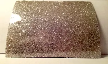 DIY Silver Glitter Wrap
