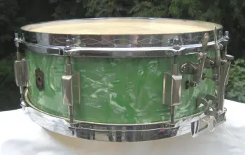 1930's Green Pearl Leedy Parallel Dual