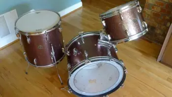 Gretsch Burgandy Sparkle Drums
