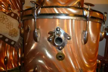 Sunset Satin Flame drums