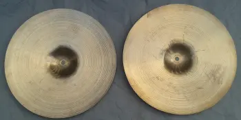 Vintage Rare set 5 Star Super Zyn 14&quot;Hi-Hats