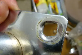 Gretsch bass drum tom hanger - repair suggestions please