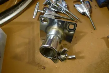 Gretsch bass drum tom hanger - repair suggestions please