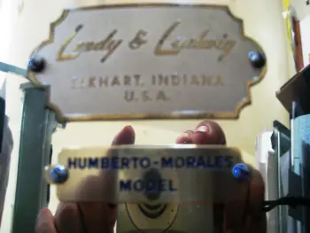 Leedy Badges on timbales