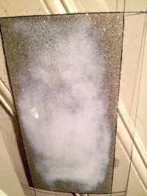 DIY Silver Glitter Wrap