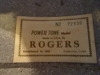 Help with Vintage Rogers Set