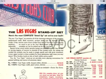 Few Ludwig/WFL cocktail accessories