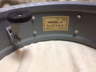 Rogers wood power tone snare with b&amp;b lugs