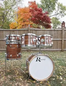 Rogers Bop kit now with matching wood Dynasonic!