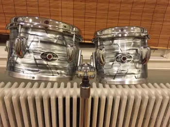 Slingerland Sky Blue Pearl Concert Toms