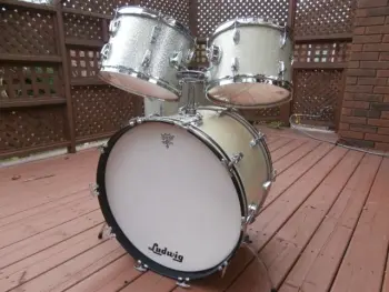 Two Types Of Ludwig Silver Sparkle