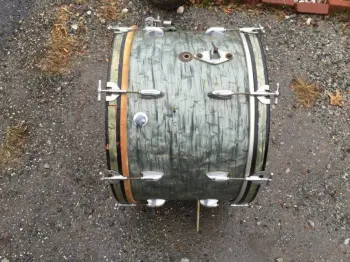 1950's Gretsch Round Badge 3 ply 14&quot; x 22&quot; bass drum in midnight blue pearl