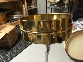 Nashville era brass 5X14 snare shell