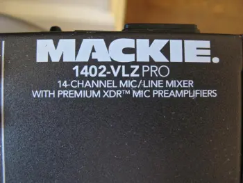 Mackie 1402 VLZ PRO 14 channel mixer.