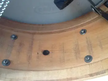 Rough marks in RK shell