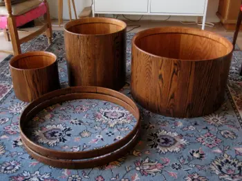vintage-like home made drum