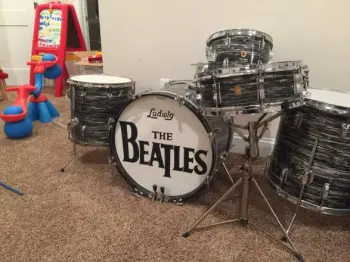 For Sale:  My Beatles Drum Sets - Black Oyster Pearl Kits