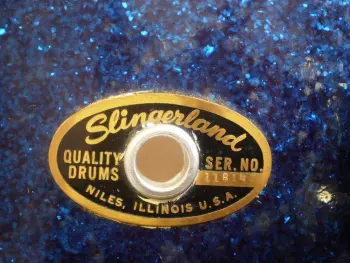 1960's Slingerland Drum Set w/ Niles Badge
