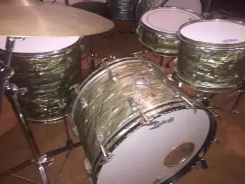 Ludwig Transition badge four piece with Jazz Festival