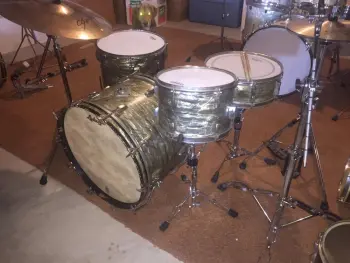 Ludwig Transition badge four piece with Jazz Festival